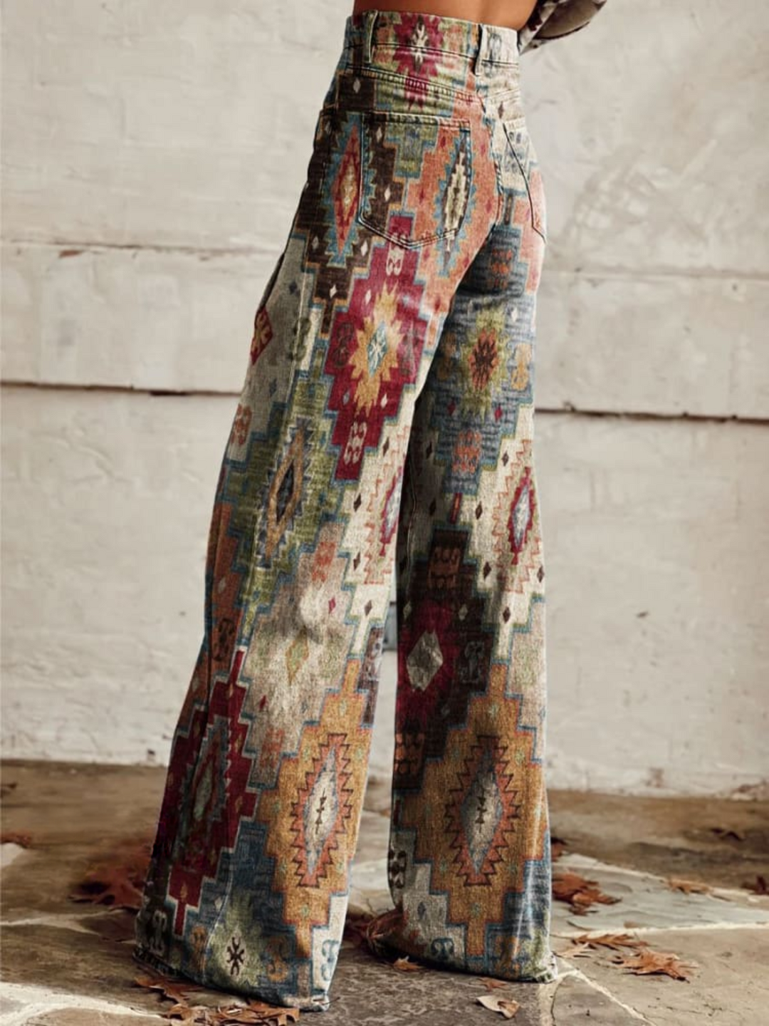 Bohemian Textures | Vintage Flared Pants