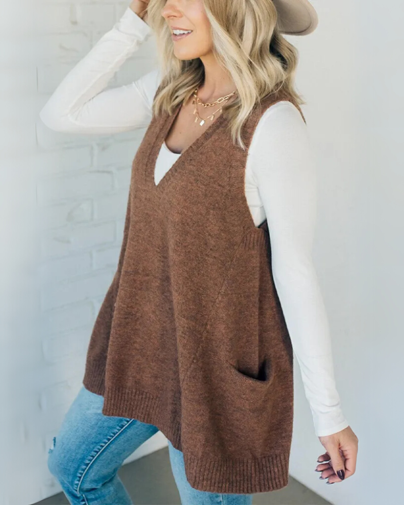 Barbara-Ann | Cozy Knit Vest