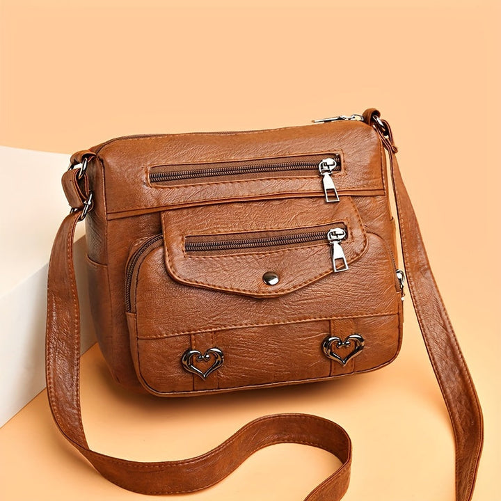 Diane | Retro Multi-Pocket Crossbody Bag