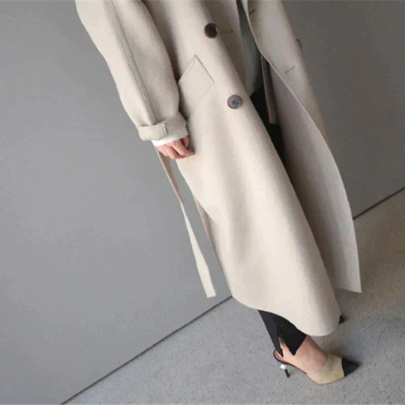 Samantha | Longline Wool Coat