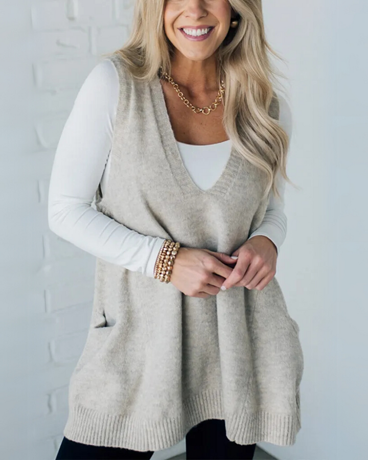 Barbara-Ann | Cozy Knit Vest