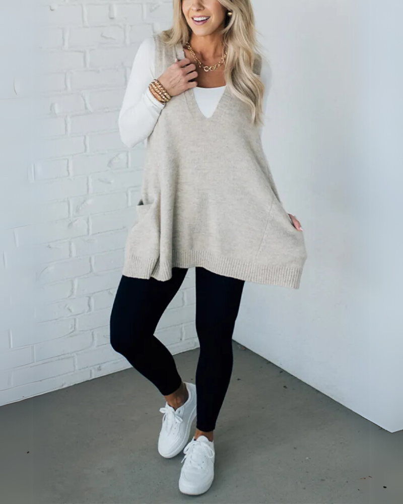 Barbara-Ann | Cozy Knit Vest