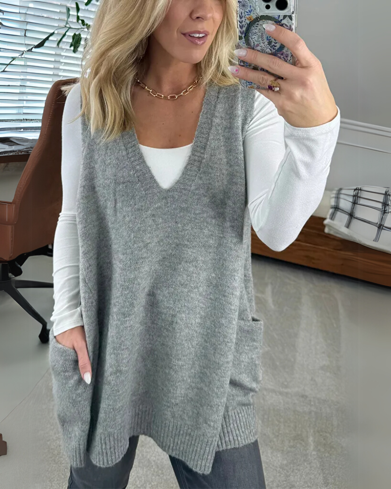 Barbara-Ann | Cozy Knit Vest