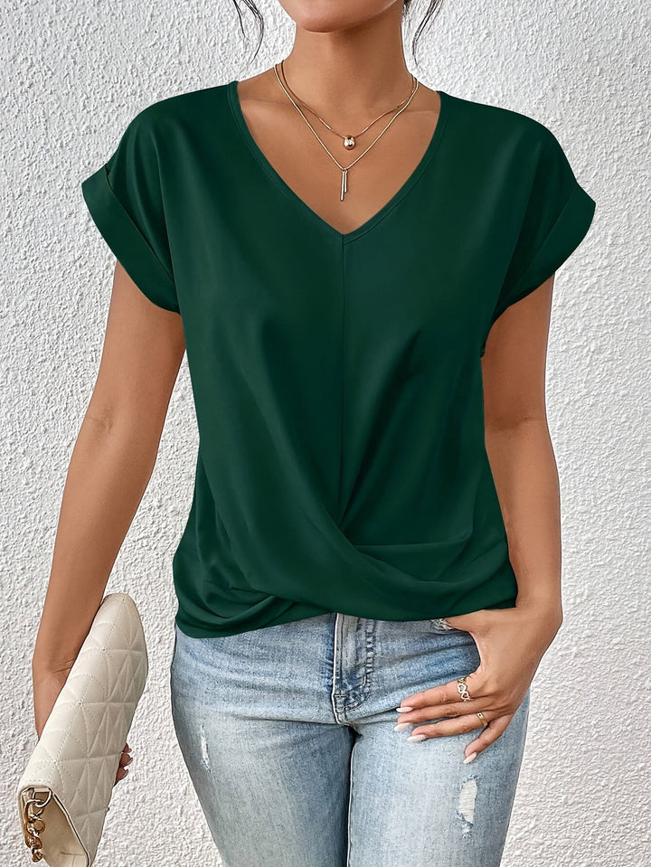 Betty | Casual T-Shirt With V Neckline