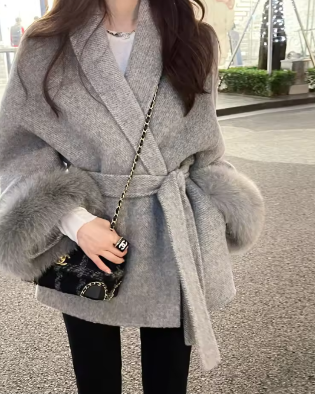 Adina | Luxury faux fur coat