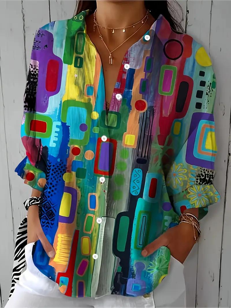 NEDA | ELEGANT COLORFUL BLOUSE