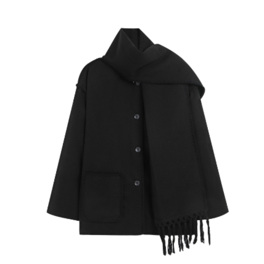 Vicky | Cozy Wool Cape Jacket