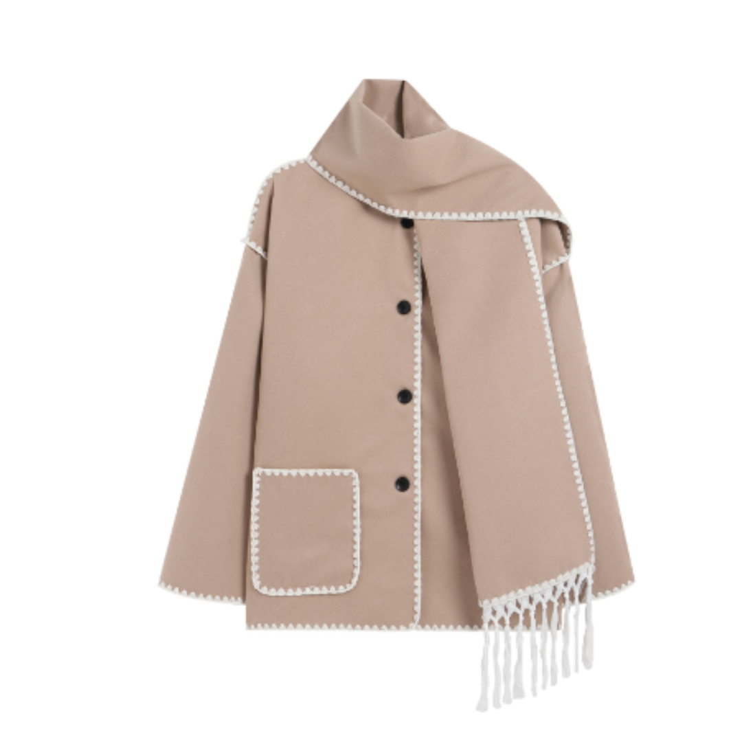 Vicky | Cozy Wool Cape Jacket