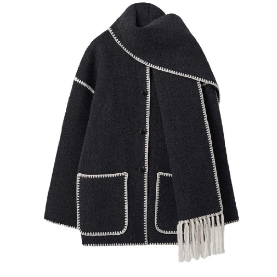 Vicky | Cozy Wool Cape Jacket