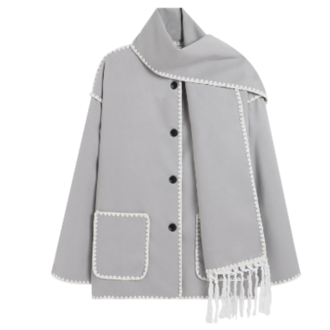 Vicky | Cozy Wool Cape Jacket