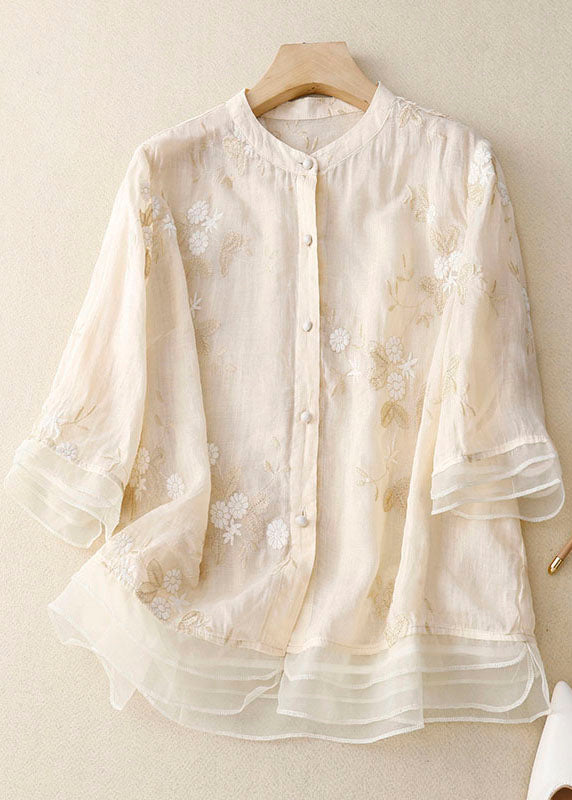 Gloria | Floral Blouse In Lightweight Fabric