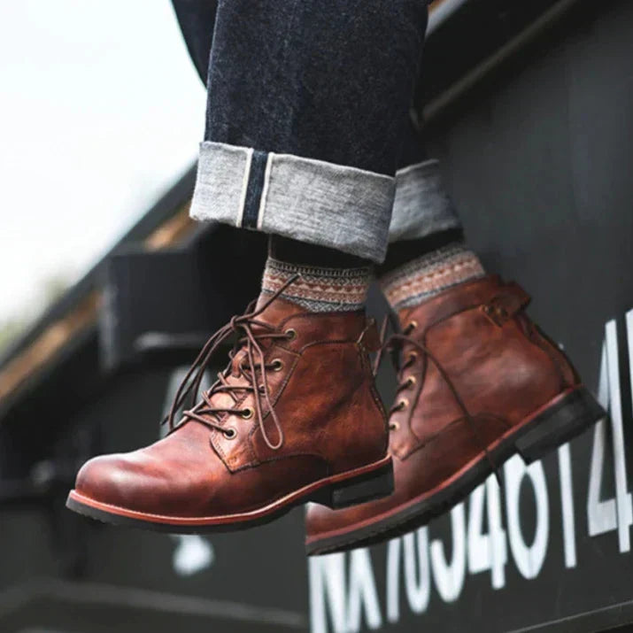 David | Men's boots with a high shaft