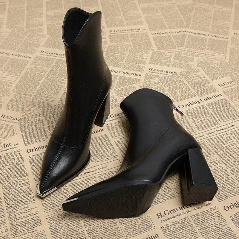 Paris | Chrome Tip Chelsea Boot