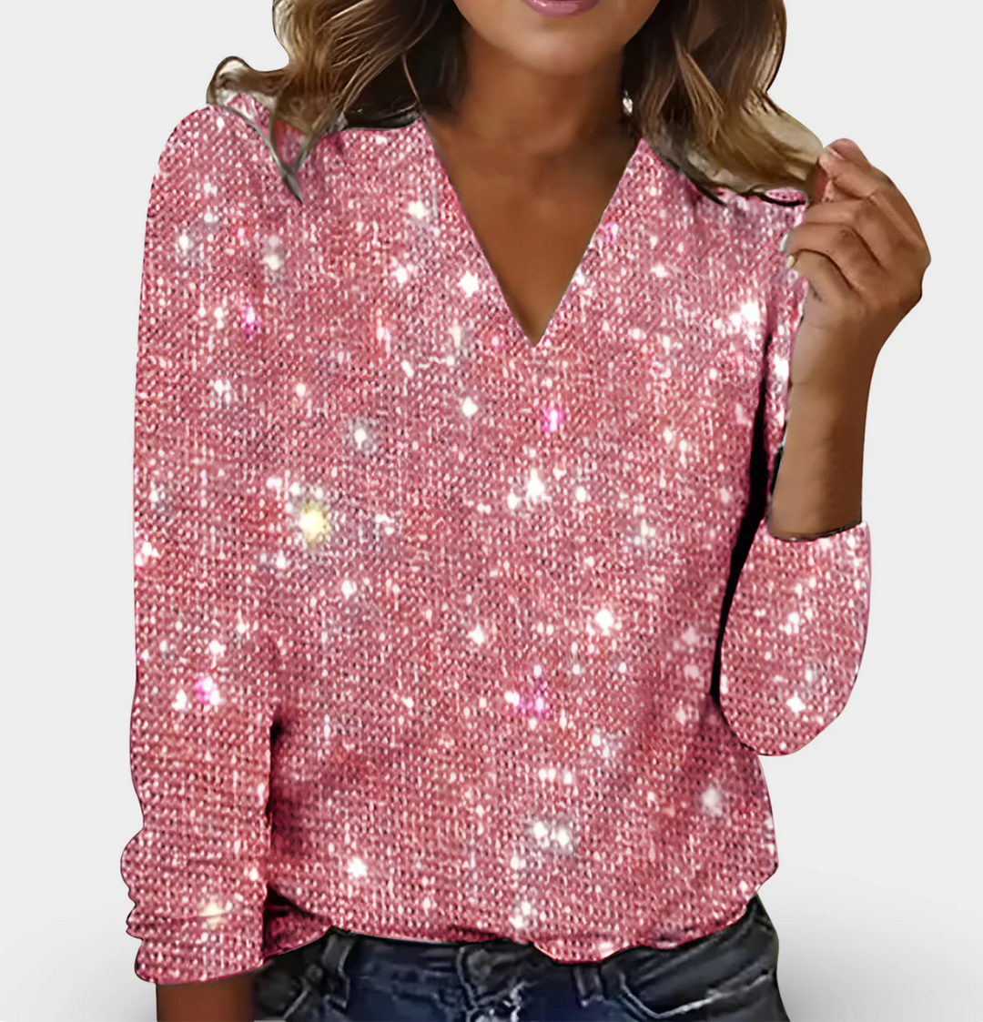 Joyce | Sparkle Sensation V Neck