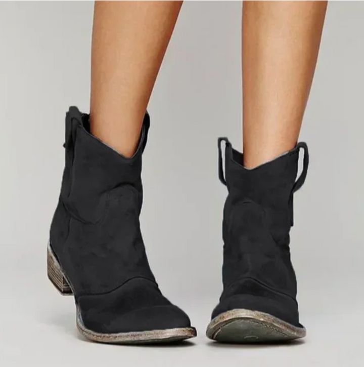 Eileen |  Suede Western Boots