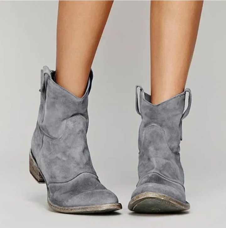 Eileen |  Suede Western Boots