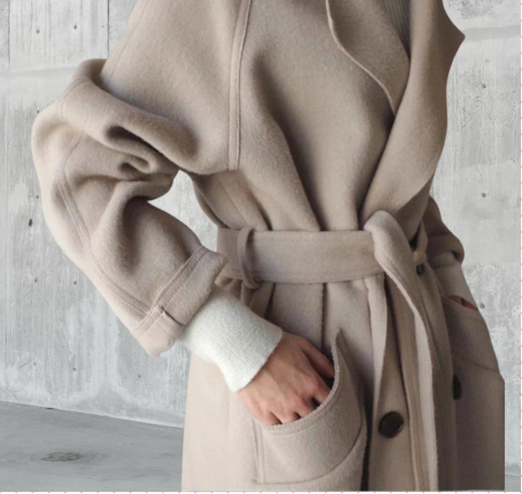 Samantha | Longline Wool Coat