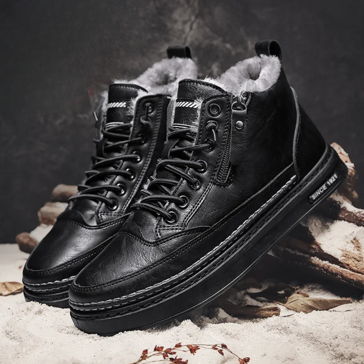 Connor | Men's Leather Winter Boots