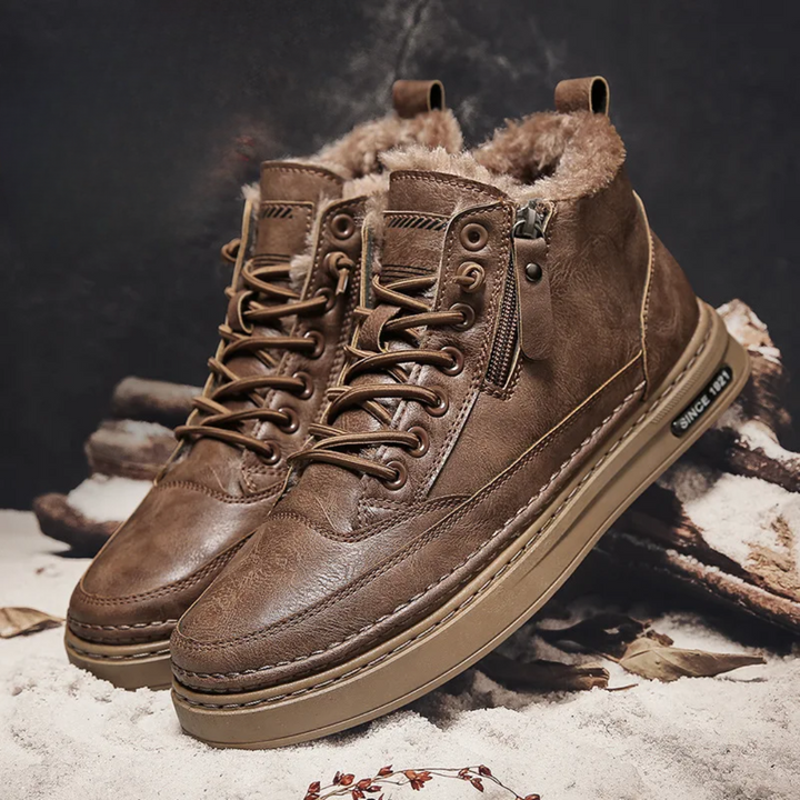 Connor | Men's Leather Winter Boots