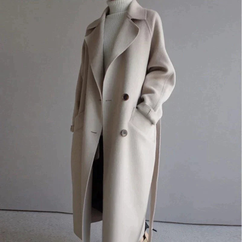 Samantha | Longline Wool Coat