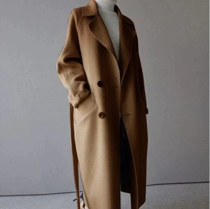 Samantha | Longline Wool Coat