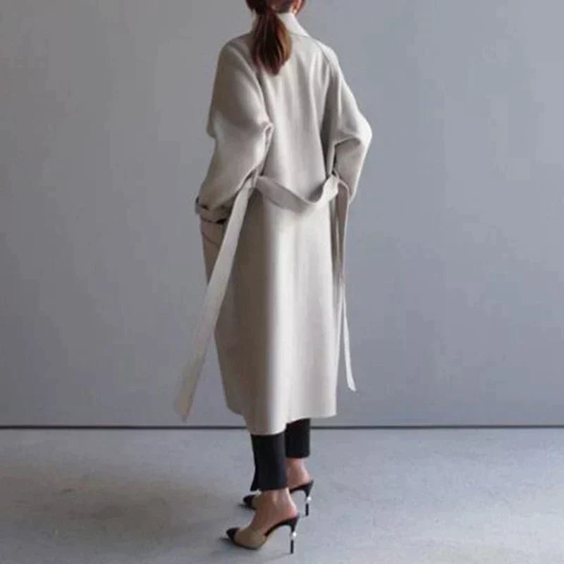 Samantha | Longline Wool Coat