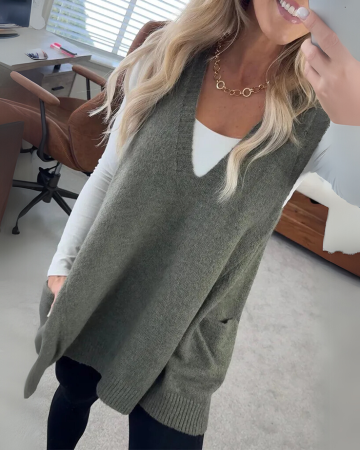 Barbara-Ann | Cozy Knit Vest