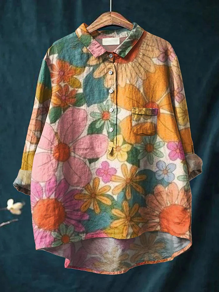Layla | Flower Print Shirt