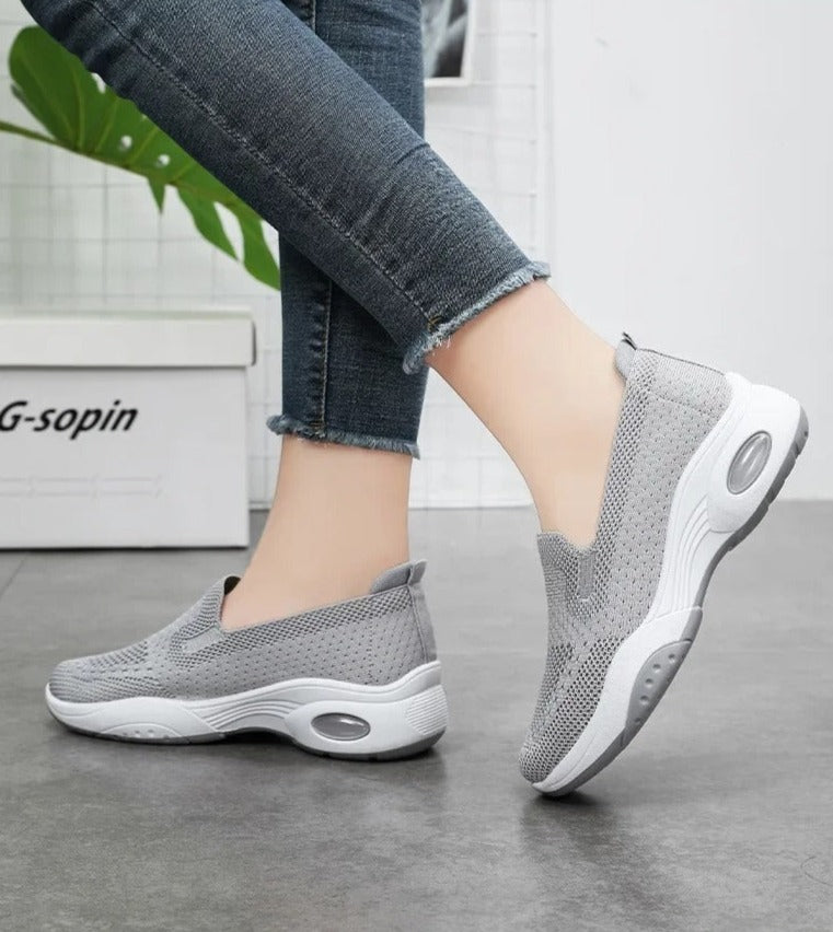 Irene | Comfortable Breathable knitted slip-on sneakers