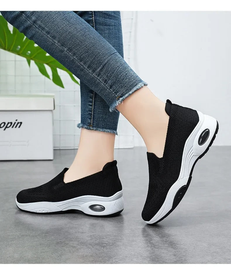 Irene | Comfortable Breathable knitted slip-on sneakers