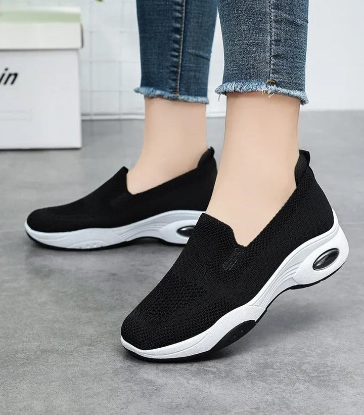 Irene | Comfortable Breathable knitted slip-on sneakers