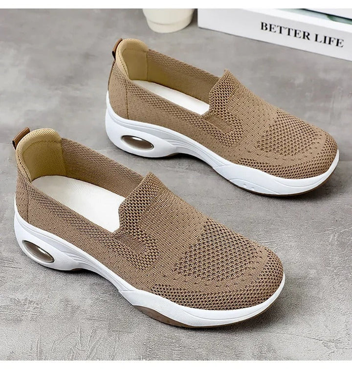 Irene | Comfortable Breathable knitted slip-on sneakers