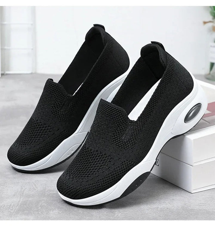 Irene | Comfortable Breathable knitted slip-on sneakers