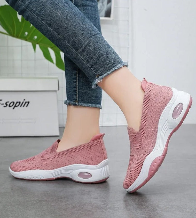 Irene | Comfortable Breathable knitted slip-on sneakers