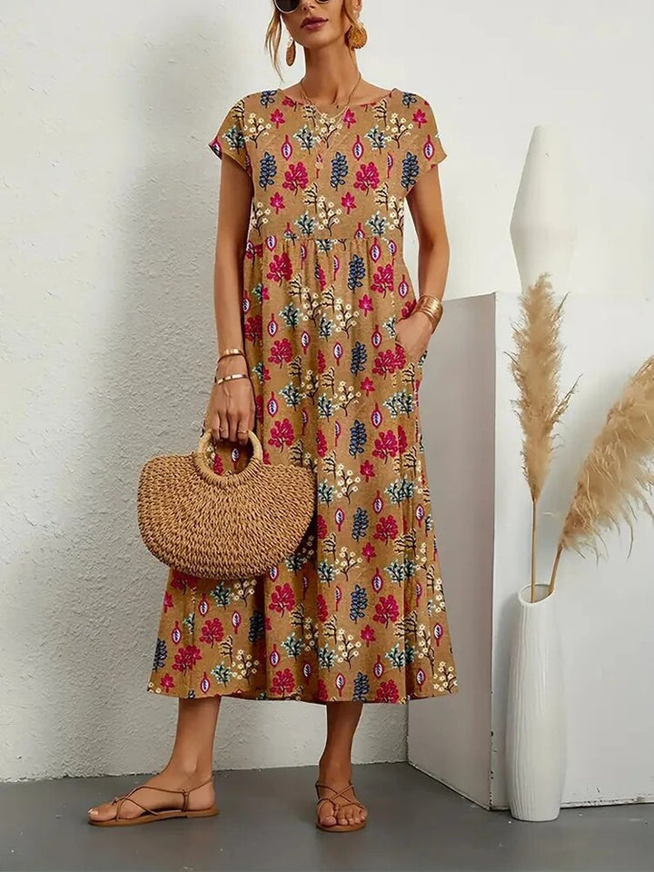 Jeanne | Elegant Floral Dress