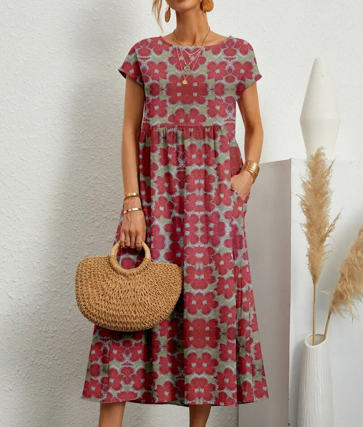 Jeanne | Elegant Floral Dress