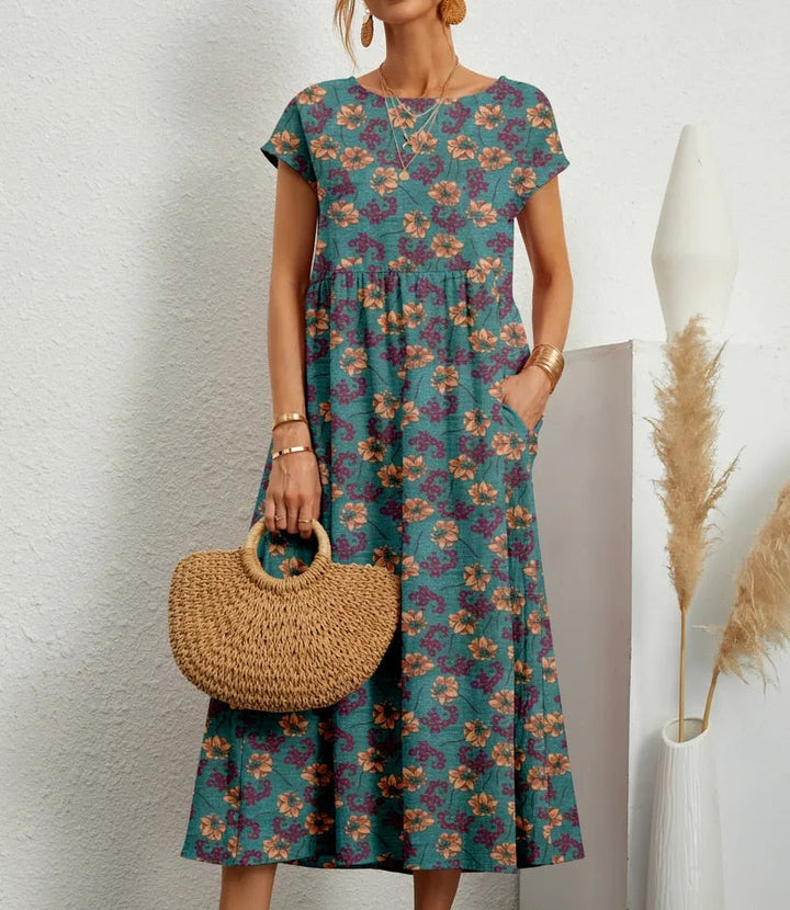 Jeanne | Elegant Floral Dress