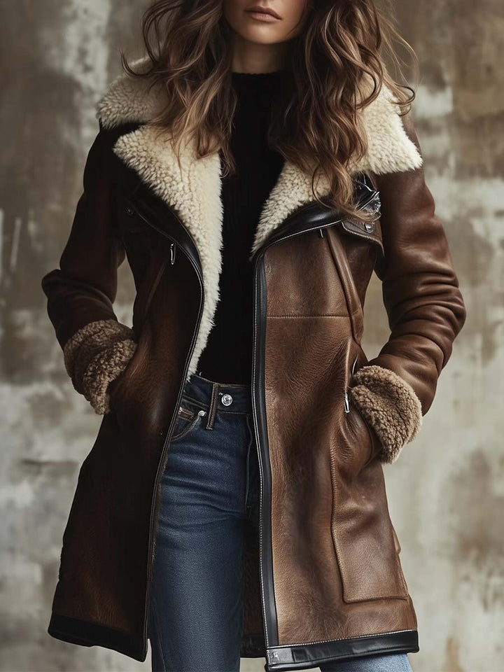 Elise | Vintage Leather Coat