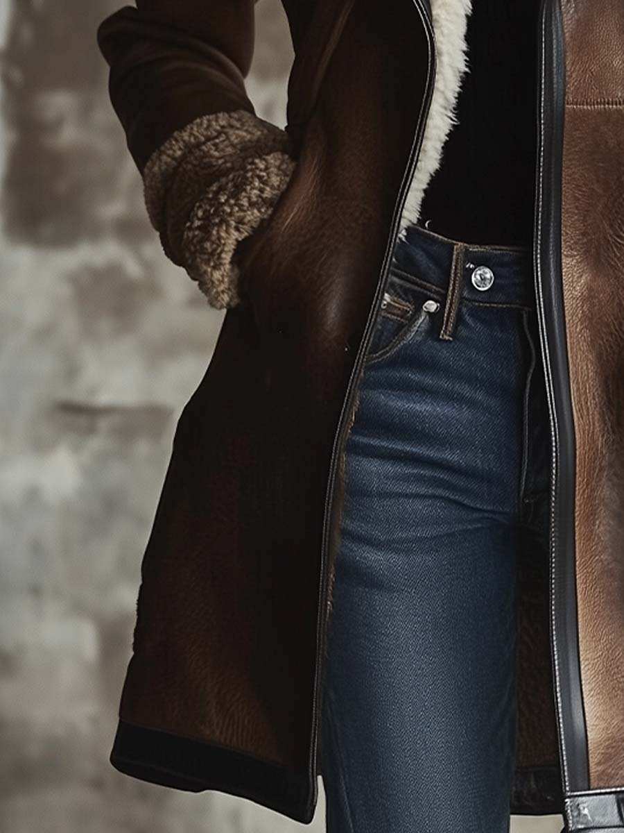 Elise | Vintage Leather Coat