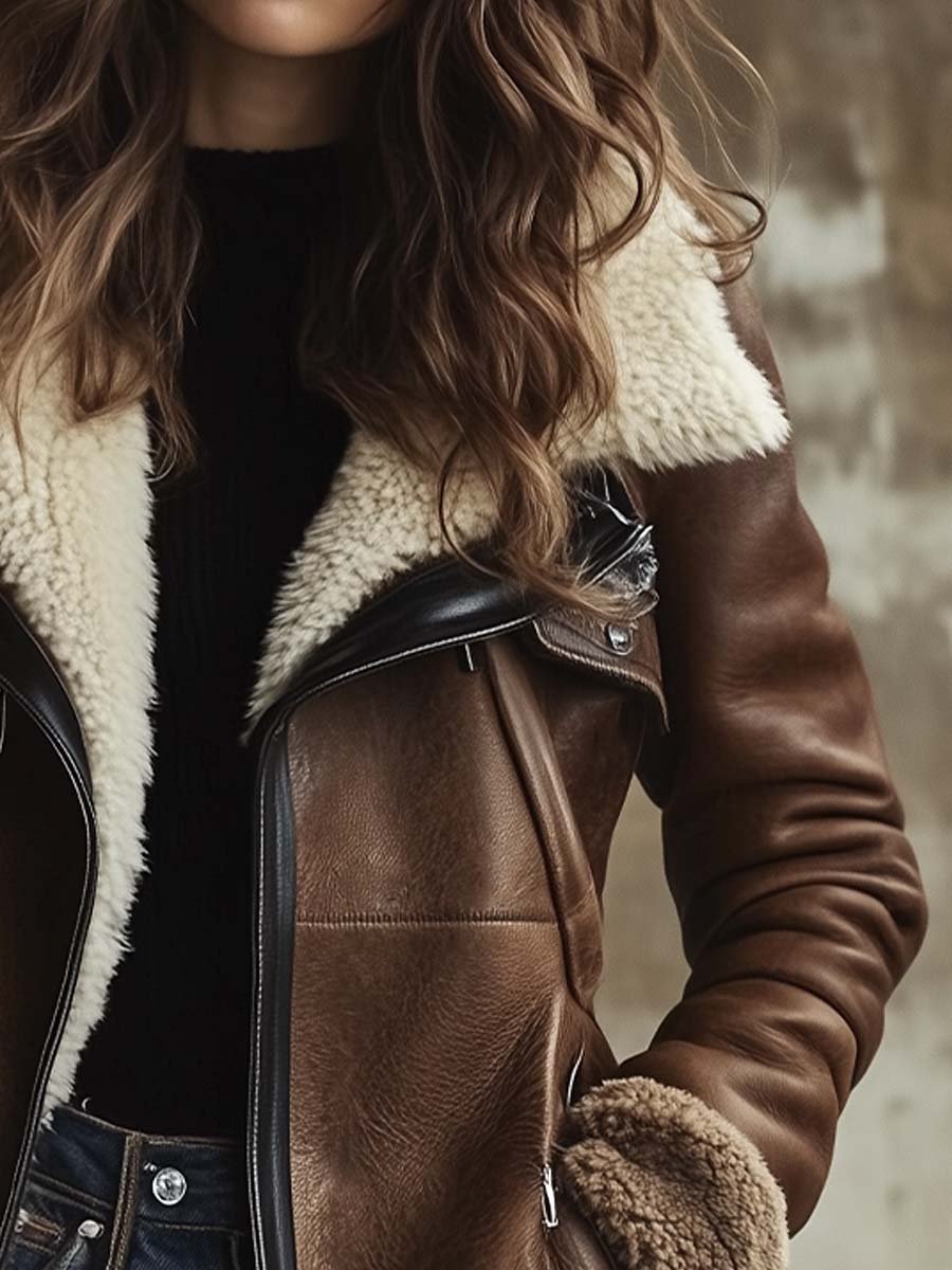 Elise | Vintage Leather Coat