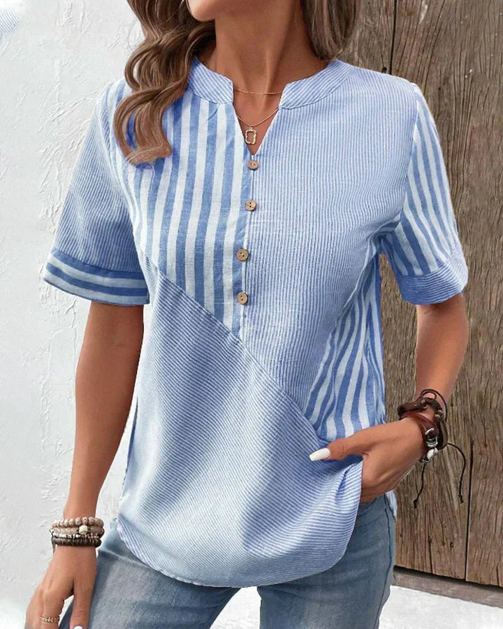 Helen |Soft Striped Blouse