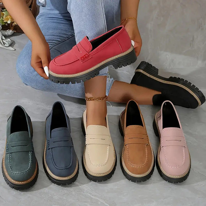 Mirella | Orthopedic chunky loafers for women with a platform